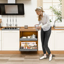 CARLA HOME 2 Pack Pull Out Cabinet Organizer Expandable for Cabinets with Adjustable Slide Out Shelves and Easy Installation (Grey)-7