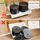 CARLA HOME 2 Pack Pull Out Cabinet Organizer Expandable for Cabinets with Adjustable Slide Out Shelves and Easy Installation (White)-6