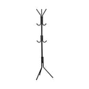 CARLA HOME Metal Coat Rack Stand - 12 Hook Clothes Hanger - Black - Garment Rack-8