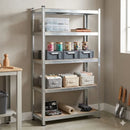 CARLA HOME 5 Tier Steel Shelving Unit - Garage Storage Shelf - Silver Modern-2