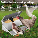 CARLA HOME Automatic Chicken Feeder Treadle - Galvanized Steel-6