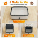 CARLA HOME Enclosed Cat Litter Box - Drawer Tray - Large - Scoop Drawer Design-7