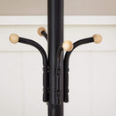 Metal Coat Rack Stand Hat Hanger, Black, 182cm-9