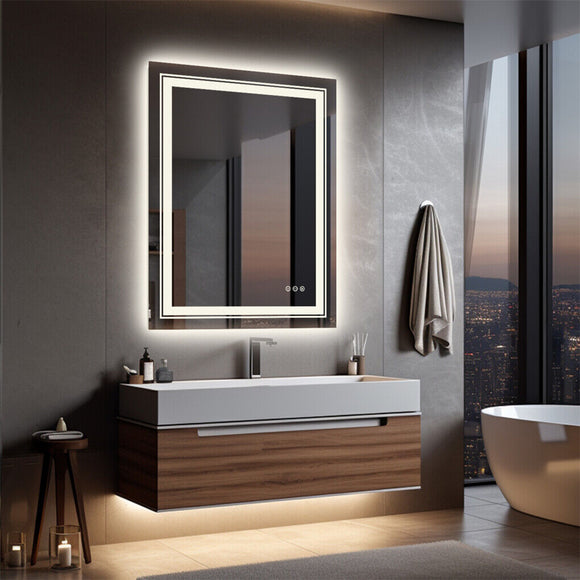 1400x700mm LED Bathroom Mirror Anti-fog Illuminated