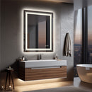 700x900mm LED Bathroom Mirror RGB Anti-Fog Aluminum-6