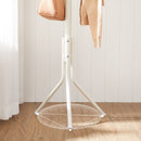 Metal Coat Rack ,White-5
