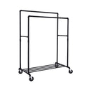 Industrial Pipe Clothes Rack Wheels , 110Kg load-9