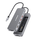 mbeat Elite 9-in-1 USB-C Multiport Hub with Built-in M.2 NVMe SSD Enclosure-1