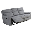 Fabric Motion Recliner Sofa Set Cosmic Light Gray Manual 3+2 Seater-3