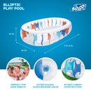 Elliptic Inflatable Play Pool for ages 6+-2