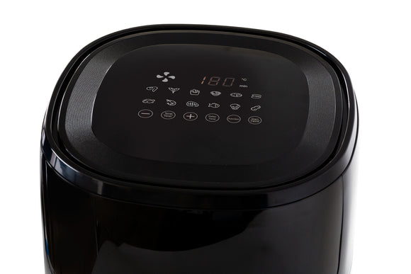 6L Digital Air Fryer w/ 1600W, 200C Cooking & Glass Window