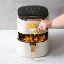 7L Digital Air Fryer with 8 pre-set Touch-control Cooking Programs - Cream-2