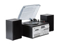 Audio Home Entertainment System (Black) Turntable, CDs, Vinyl, Wireless Streaming & More-1