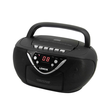Portable CD/Cassette Player with AM/FM Radio Speaker - 0