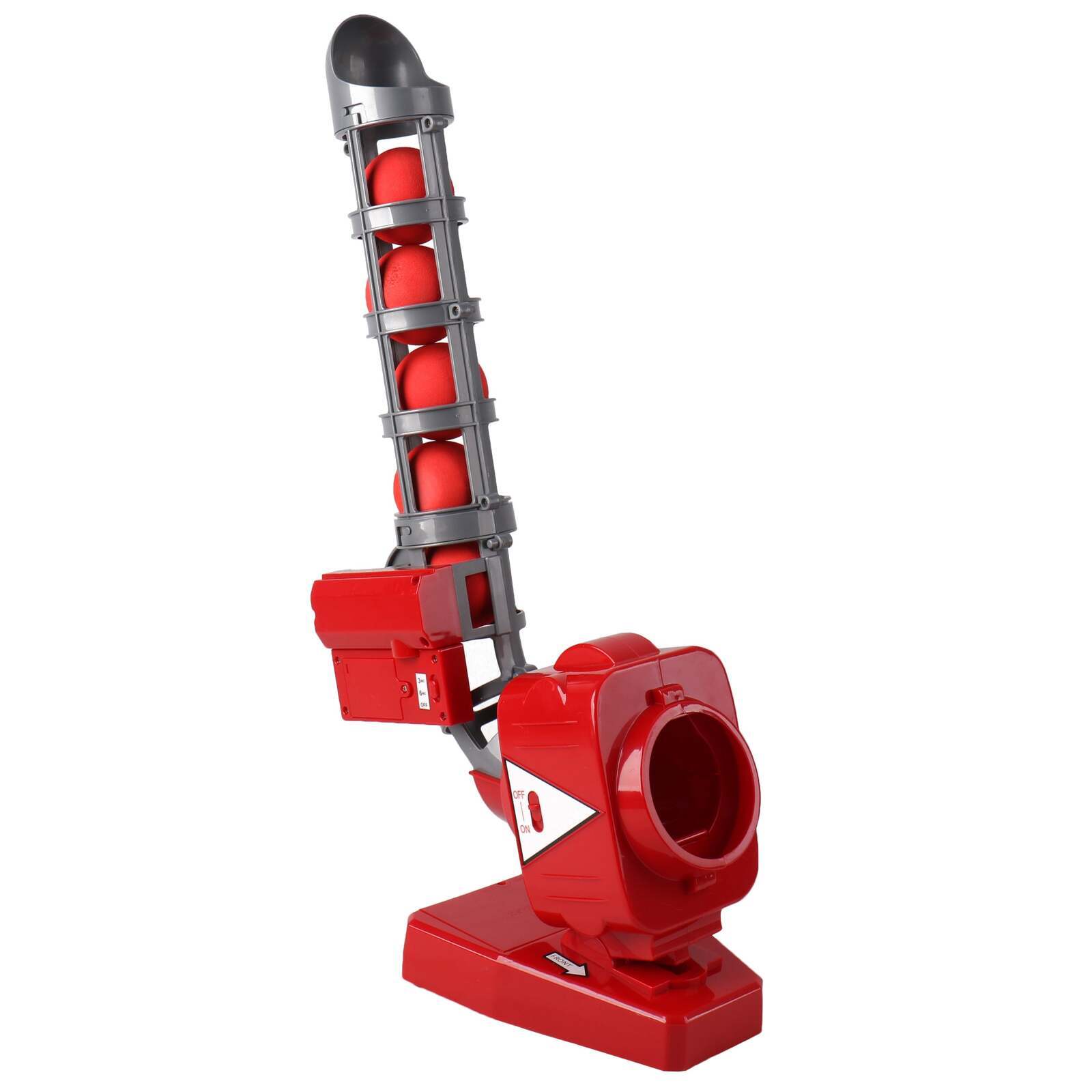 Cricket Ball Pitcher w/ Adjustable Pitching Angles & 5 Ball Capacity - 0