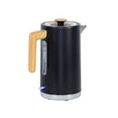1.7L Kitchen Kettle in Black w/ Wood Accents-1