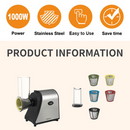 Electric Grater Vegetable Food Rotary Drum Grater Chopper Slicer-5