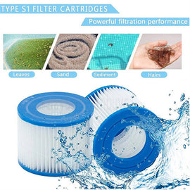 6PCS Replacement Bestway VI Filter Cartridge Inflatable Lay-Z-Spa Filters 58323 - 0
