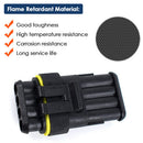 708PCS Car Waterproof Electrical Wire Connectors Plug Terminals Kits 1/2/3/4 Pin-5