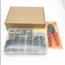 708PCS Car Waterproof Electrical Wire Connectors Plug Terminals Kits 1/2/3/4 Pin-11