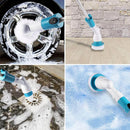 5PCS Rechargeable Spin Scrubber Electric Turbo Scrub Cleaning Brush Cordless Kit-5
