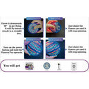 2pcs BLUE Flying Ball Mini Hand UFO Toys Drone Helicopter Hover Quadcopter Kids Toys Gifts-4