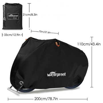 Heavy Duty Waterproof Bicycle Bike Cover Cycle Outdoor UV Protection - 0