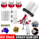 Air HVLP Spray Gun Paint Gun 600CC Gravity Feed Cup 1.4mm 1.7mm 2mm Tip AU Stock-1