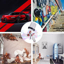 Air HVLP Spray Gun Paint Gun 600CC Gravity Feed Cup 1.4mm 1.7mm 2mm Tip AU Stock-11