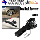 8 Ton Pintle Tow Hook Receiver Arm Hitch Towing Car Truck Heavy Duty Ball Combo-1