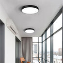 40cm black LED Ceiling Light  Round 18W / 24W Oyster Lamp Modern Cool White Light-9