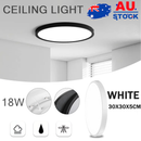 30cm white LED Ceiling Light  Round 18W / 24W Oyster Lamp Modern Cool White Light-1