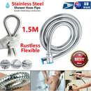 5 FT Handheld Shower Head Hose 1.5m Bathroom Stainless Steel Shower Water Tube-1