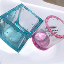 Silicone Mold Resin Epoxy Crystal Crafts Making Brush Pot Pen Holder Mould DIY-3