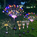 Colourful Fireworks 120 LED Fairy String Lights Starburst Solar Xmas Garden Night Lamp Hot NEW-8