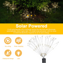 Colourful Fireworks 150 LED Fairy String Lights Starburst Solar Xmas Garden Night Lamp Hot NEW-8