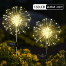 Warm White Fireworks 150 LED Fairy String Lights Starburst Solar Xmas Garden Night Lamp Hot NEW-2