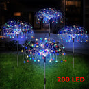 Colourful Fireworks200 LEDS Fairy String Lights Starburst Solar Xmas Garden Night Lamp Hot NEW-1