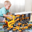 Toddler Toys Truck Carrier & 6 Mini Cars Play Set Transport Car Toy Lorry Kids-1