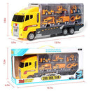 Toddler Toys Truck Carrier & 6 Mini Cars Play Set Transport Car Toy Lorry Kids-6
