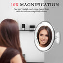 10x Magnifying Makeup Cosmetic Beauty Bathroom Mirror with LED Light 360 HOT-2