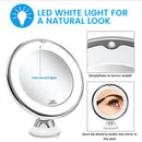 10x Magnifying Makeup Cosmetic Beauty Bathroom Mirror with LED Light 360 HOT-5