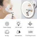 10x Magnifying Makeup Cosmetic Beauty Bathroom Mirror with LED Light 360 HOT-7