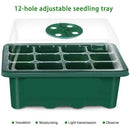 10 Set 12 Hole Plant Seed Grow Box Propagation Nursery Seedling Starter Tray-8