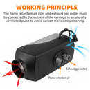 12V Diesel Heater 5KW Air Tank Remote Control LCD Thermostat Caravan Motorhome-7