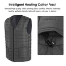 S Electric Vest Heated Jacket USB Thermal Warm Heat Pad Winter Body Warmer Unisex-3