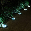 4pcs LED Solar Underground Light Waterproof Color Changing Garden Buried Lamp-4