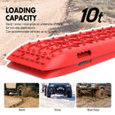 X-BULL KIT1 Recovery track Board Traction Sand trucks strap mounting 4x4 Sand Snow Car RED-2