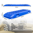 X-BULL KIT1 Recovery track Board Traction Sand trucks strap mounting 4x4 Sand Snow Car BLUE-4