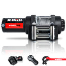 X-BULL Electric Winch 12V 4500LBS Steel Cable Wireless remote ATV UTV Boat Trailer-2